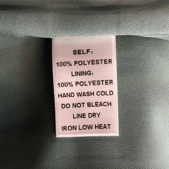 If By Sea Puff Sleeve Mint Floral Side Tie Dress size Small - Picture 12 of 14